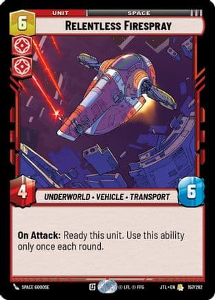Relentless Firespray |  (157/262)  [Jump to Lightspeed]