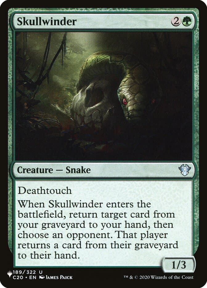Skullwinder |  (C20-189) [The List]