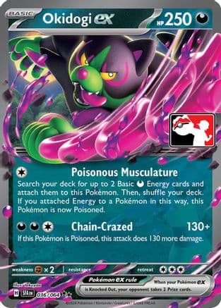 Okidogi ex 036/064 - Prize Pack Series Cards Holofoil