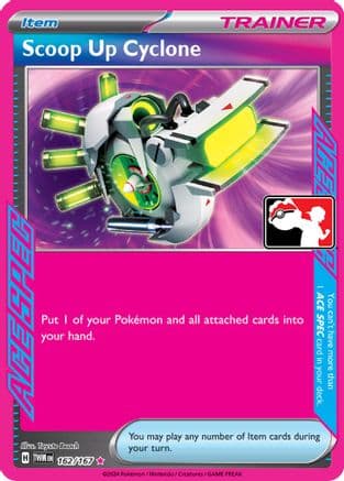 Scoop Up Cyclone 162- Prize Pack Series Cards Holofoil