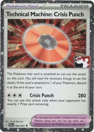 Technical Machine: Crisis Punch (Cosmos Holo) 090/091 - Prize Pack Series Cards Holofoil