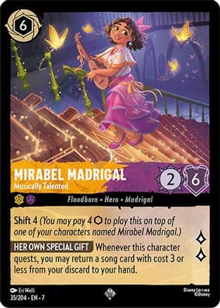 Mirabel Madrigal - Musically Talented (35/204) - Archazias Island Cold Foil