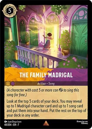 The Family Madrigal (40/204) - Archazias Island Cold Foil