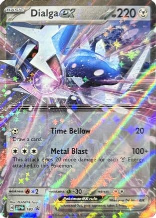 Dialga ex 180- SV Scarlet & Violet Promo Cards Holofoil