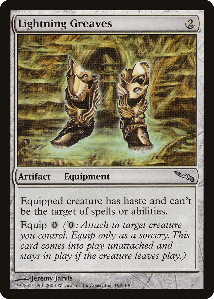Lightning Greaves [Mirrodin] Foil