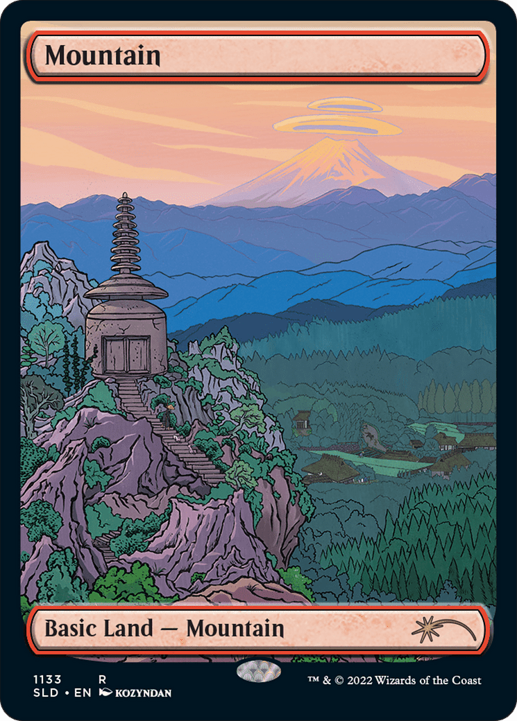 Mountain (1133) (Full-Art) [Secret Lair Drop Series] Foil
