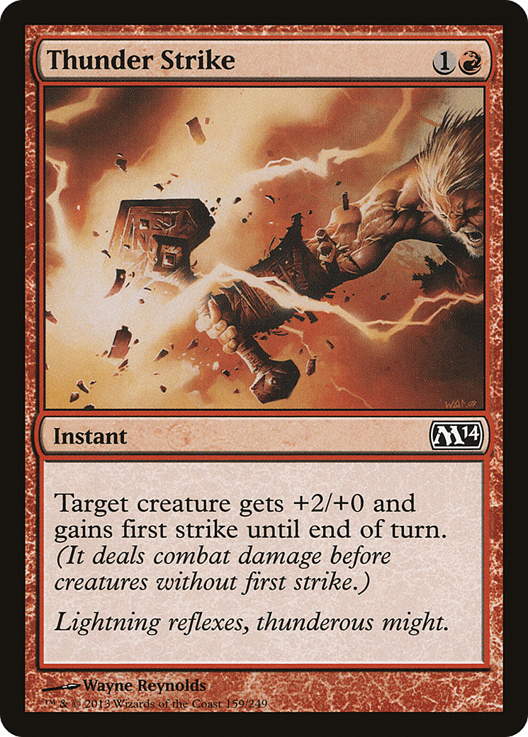 Thunder Strike [Magic 2014] Foil