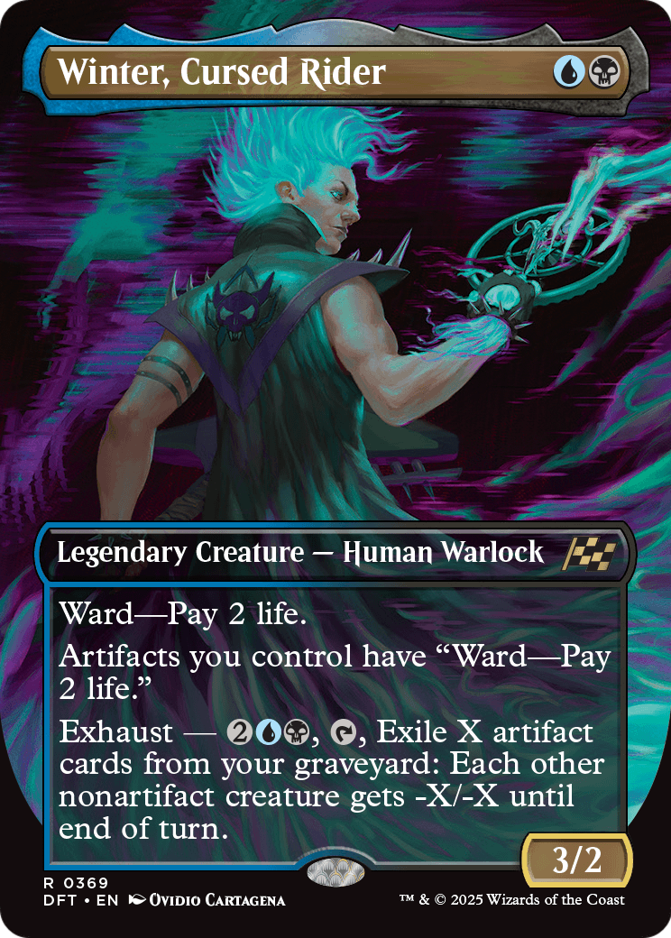 Winter, Cursed Rider |  Foil (369) [Aetherdrift]
