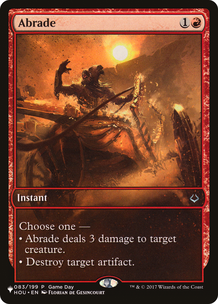 Abrade |  (HOU-83) [The List]