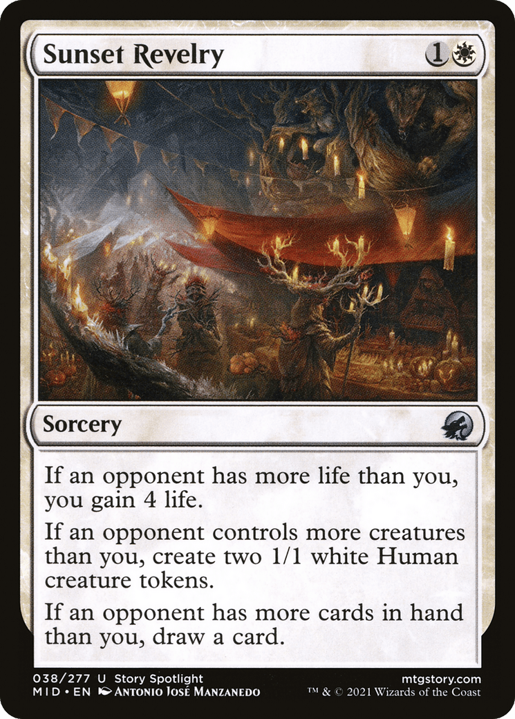 Sunset Revelry [Innistrad: Midnight Hunt] Foil
