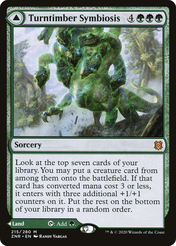 Turntimber Symbiosis // Turntimber, Serpentine Wood [Zendikar Rising] Foil