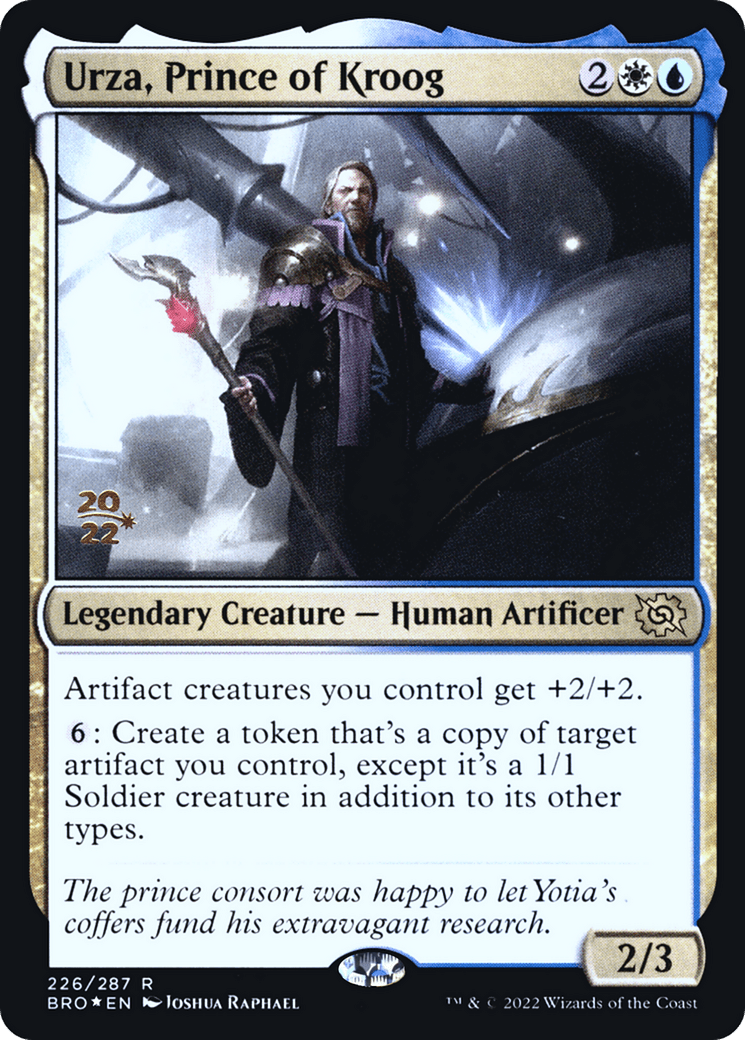 Urza, Prince of Kroog [The Brothers' War Prerelease Promos]