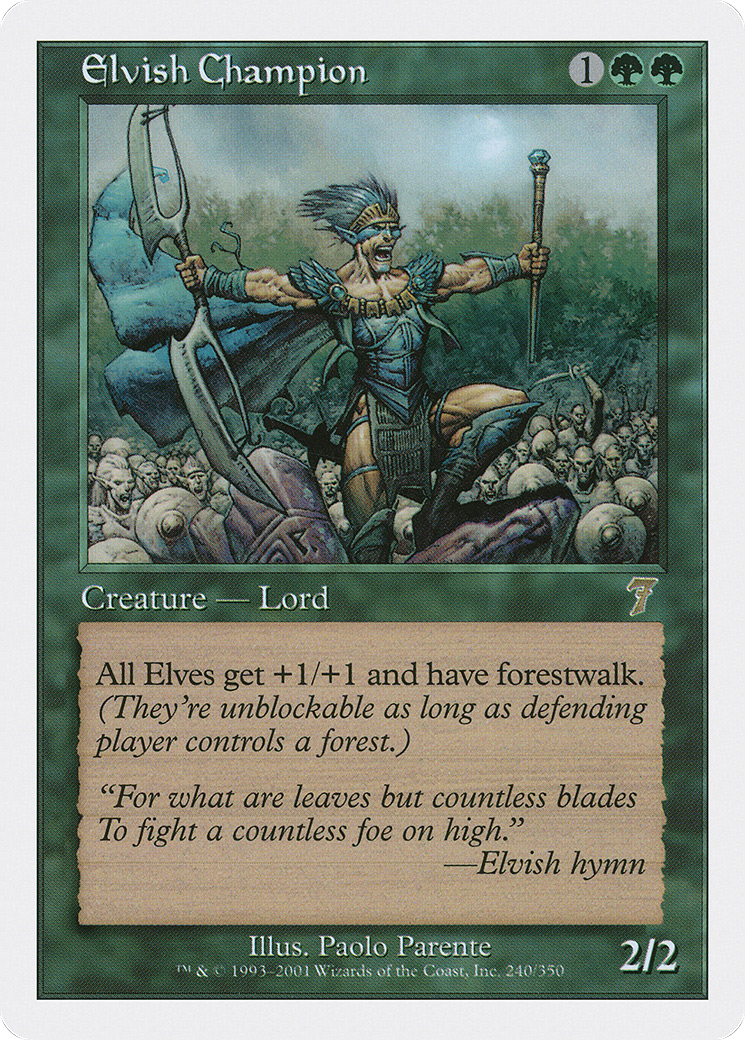 Elvish Champion [Seventh Edition] Foil