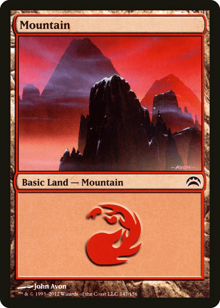 Mountain (147) [Planechase 2012]  Foil