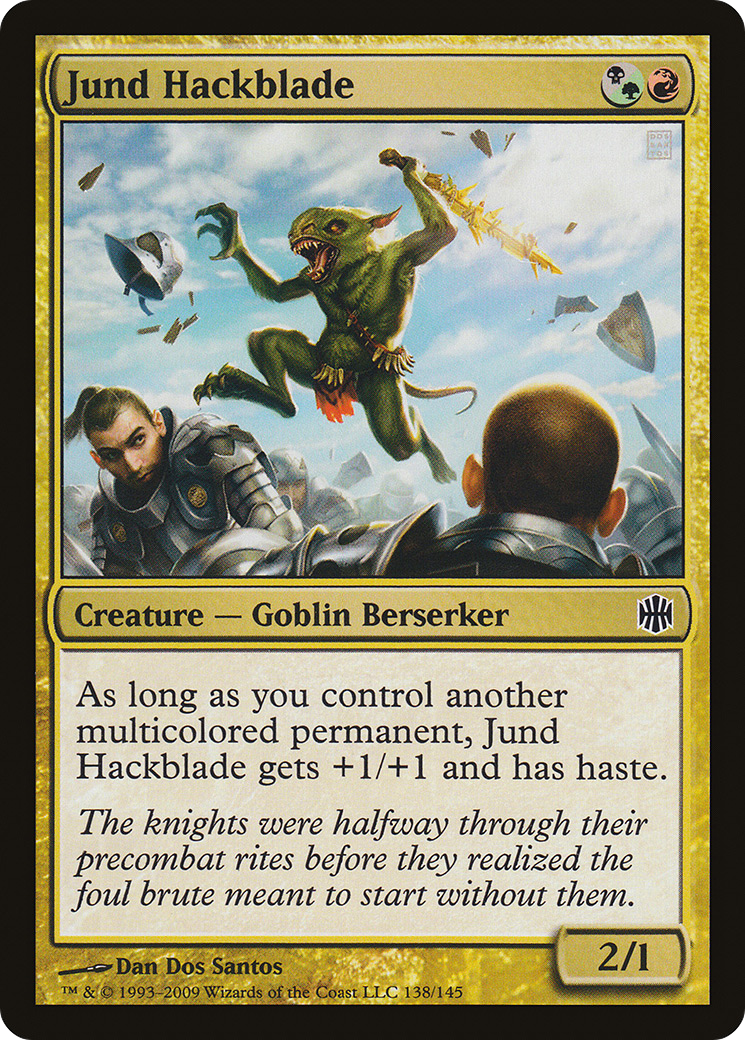 Jund Hackblade [Alara Reborn] Foil