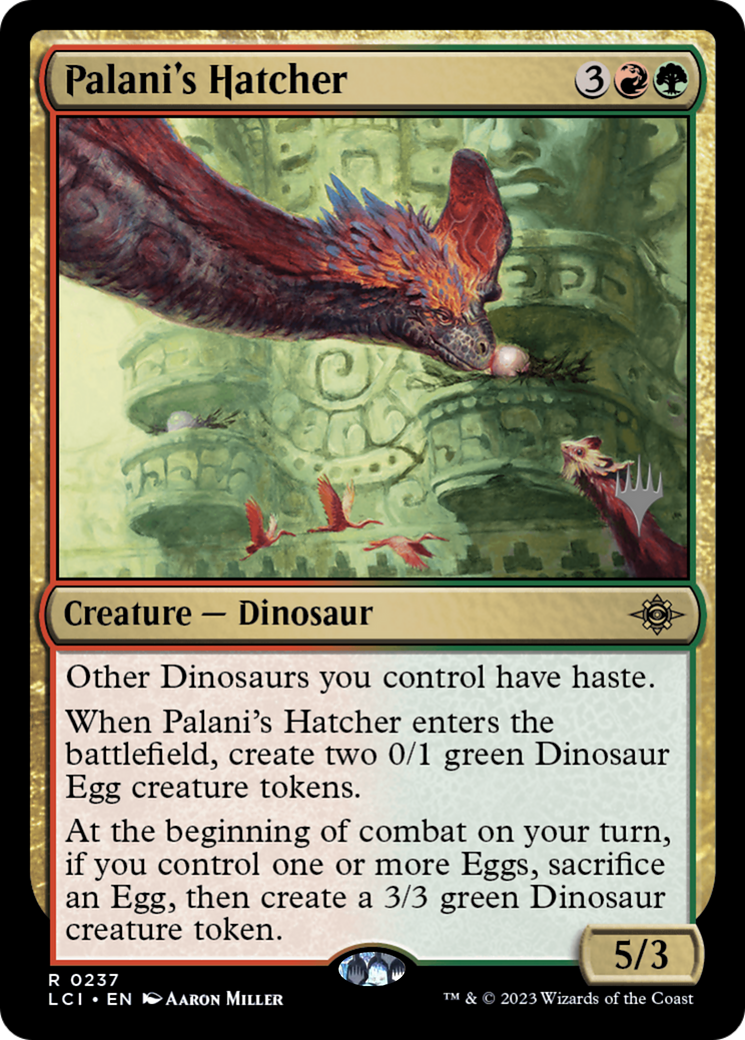 Palani's Hatcher (Promo Pack) [The Lost Caverns of Ixalan Promos] Foil