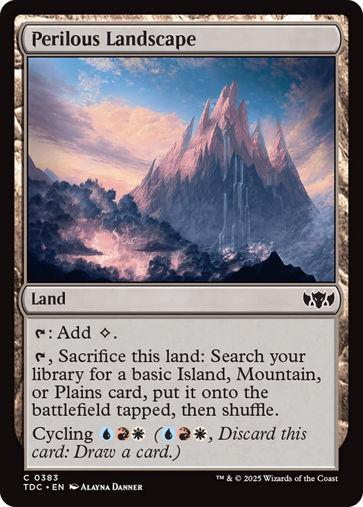 Perilous Landscape (383) [Commander: Tarkir: Dragonstorm]