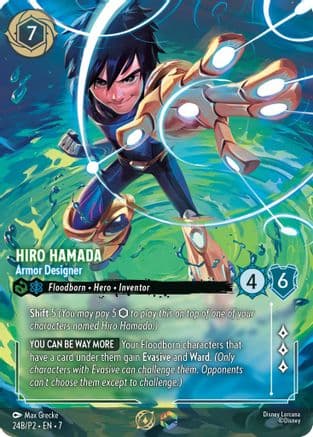 Hiro Hamada - Armor Designer (Store Championship) | Holofoil (24) [Disney Lorcana Promo Cards]