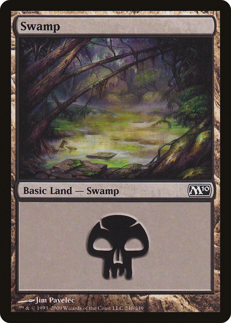 Swamp (240) [Magic 2010] Foil