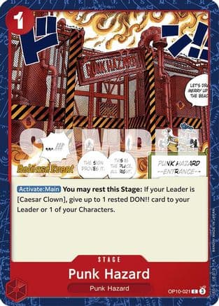Punk Hazard (OP10-021) - Royal Blood Release Event Cards