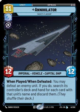 Annihilator - Tagge's Flagship |  (041/262)  [Jump to Lightspeed]