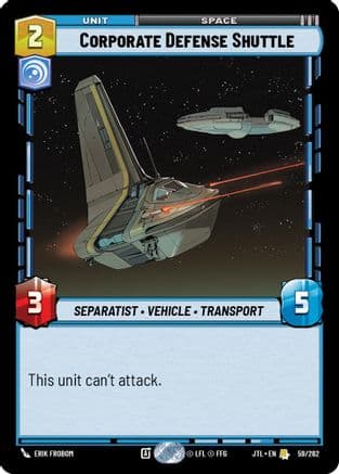 Corporate Defense Shuttle |  (059/262)  [Jump to Lightspeed]