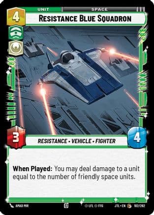 Resistance Blue Squadron |  (102/262)  [Jump to Lightspeed]