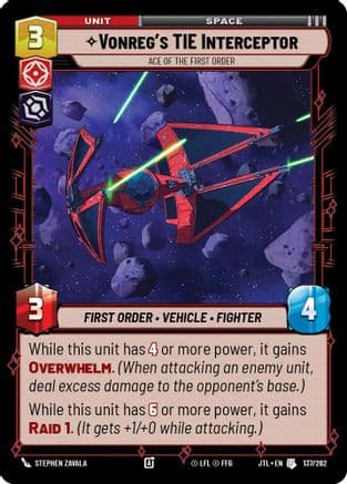 Vonreg's TIE Interceptor - Ace of the First Order |  (137/262)  [Jump to Lightspeed]