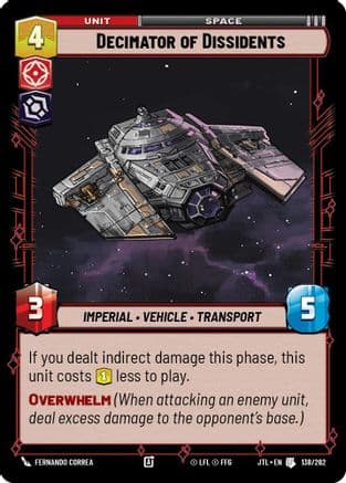 Decimator of Dissidents |  (138/262)  [Jump to Lightspeed]