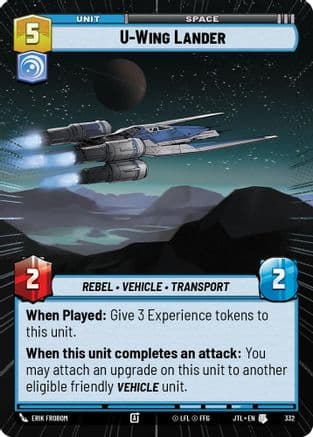 U-Wing Lander (Hyperspace) |  (332)  [Jump to Lightspeed]