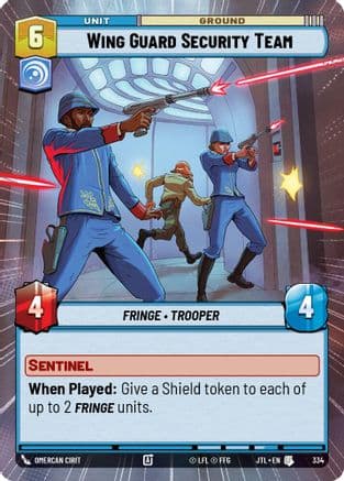 Wing Guard Security Team (Hyperspace) |  (334)  [Jump to Lightspeed]