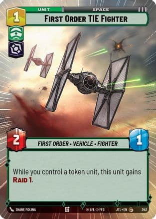First Order TIE Fighter (Hyperspace) |  (343)  [Jump to Lightspeed]