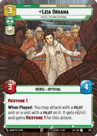 Leia Organa - Pilots, To Your Stations (Hyperspace) |  (359)  [Jump to Lightspeed]