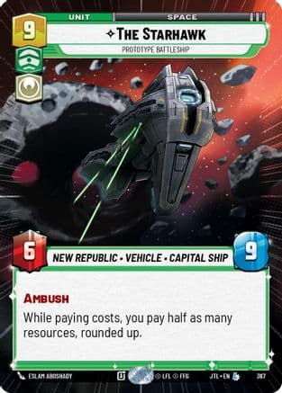The Starhawk - Prototype Battleship (Hyperspace) |  (367)  [Jump to Lightspeed]