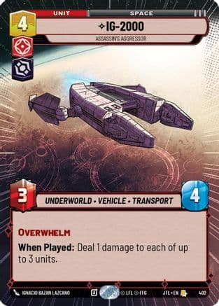 IG-2000 - Assassin's Aggressor (Hyperspace) |  (402)  [Jump to Lightspeed]