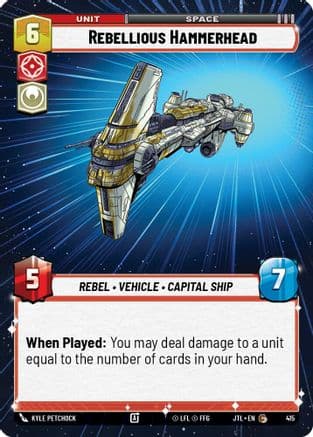 Rebellious Hammerhead (Hyperspace) |  (415)  [Jump to Lightspeed]