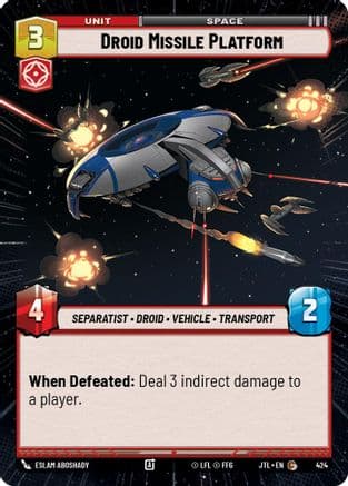 Droid Missile Platform (Hyperspace) |  (424)  [Jump to Lightspeed]