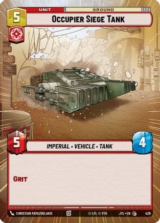 Occupier Siege Tank (Hyperspace) |  (429)  [Jump to Lightspeed]