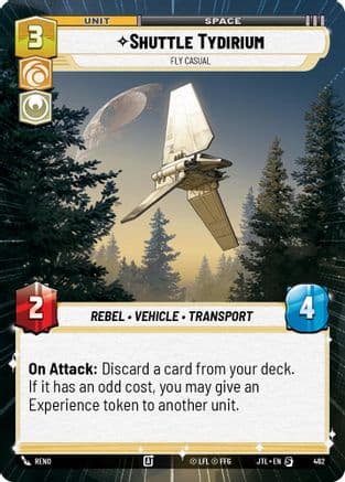 Shuttle Tydirium - Fly Casual (Hyperspace) |  (462)  [Jump to Lightspeed]