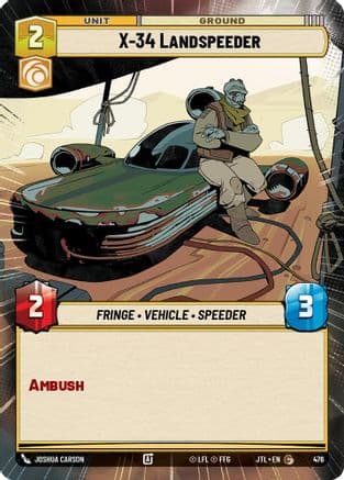 X-34 Landspeeder (Hyperspace) |  (476)  [Jump to Lightspeed]