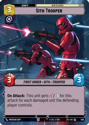 Sith Trooper (Hyperspace) |  (500)  [Jump to Lightspeed]