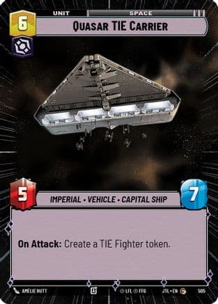 Quasar TIE Carrier (Hyperspace) |  (505)  [Jump to Lightspeed]