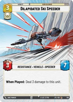 Dilapidated Ski Speeder (Hyperspace) |  (510)  [Jump to Lightspeed]