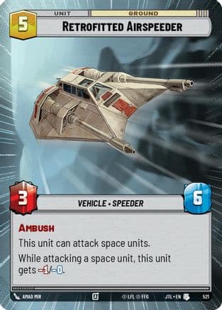 Retrofitted Airspeeder (Hyperspace) |  (521)  [Jump to Lightspeed]