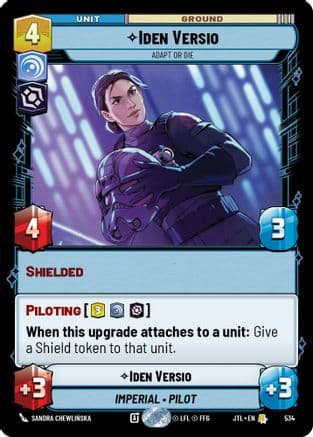 Iden Versio - Adapt or Die (Foil) | Foil (534)  [Jump to Lightspeed]
