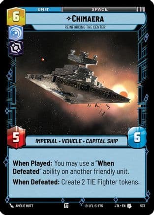 Chimaera - Reinforcing the Center (Foil) | Foil (537)  [Jump to Lightspeed]