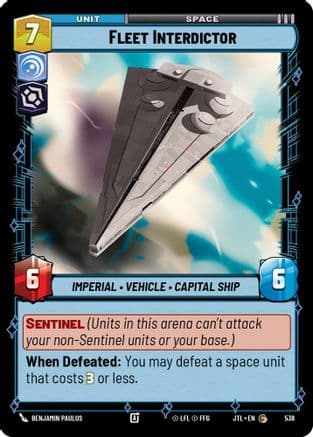 Fleet Interdictor (Foil) | Foil (538)  [Jump to Lightspeed]