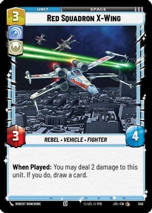 Red Squadron X-Wing (Foil) | Foil (549)  [Jump to Lightspeed]