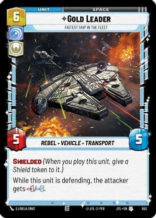 Gold Leader - Fastest Ship in the Fleet (Foil) | Foil (552)  [Jump to Lightspeed]