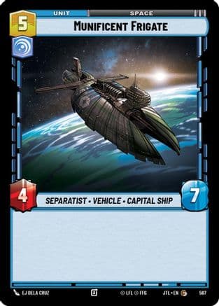 Munificent Frigate (Foil) | Foil (567)  [Jump to Lightspeed]